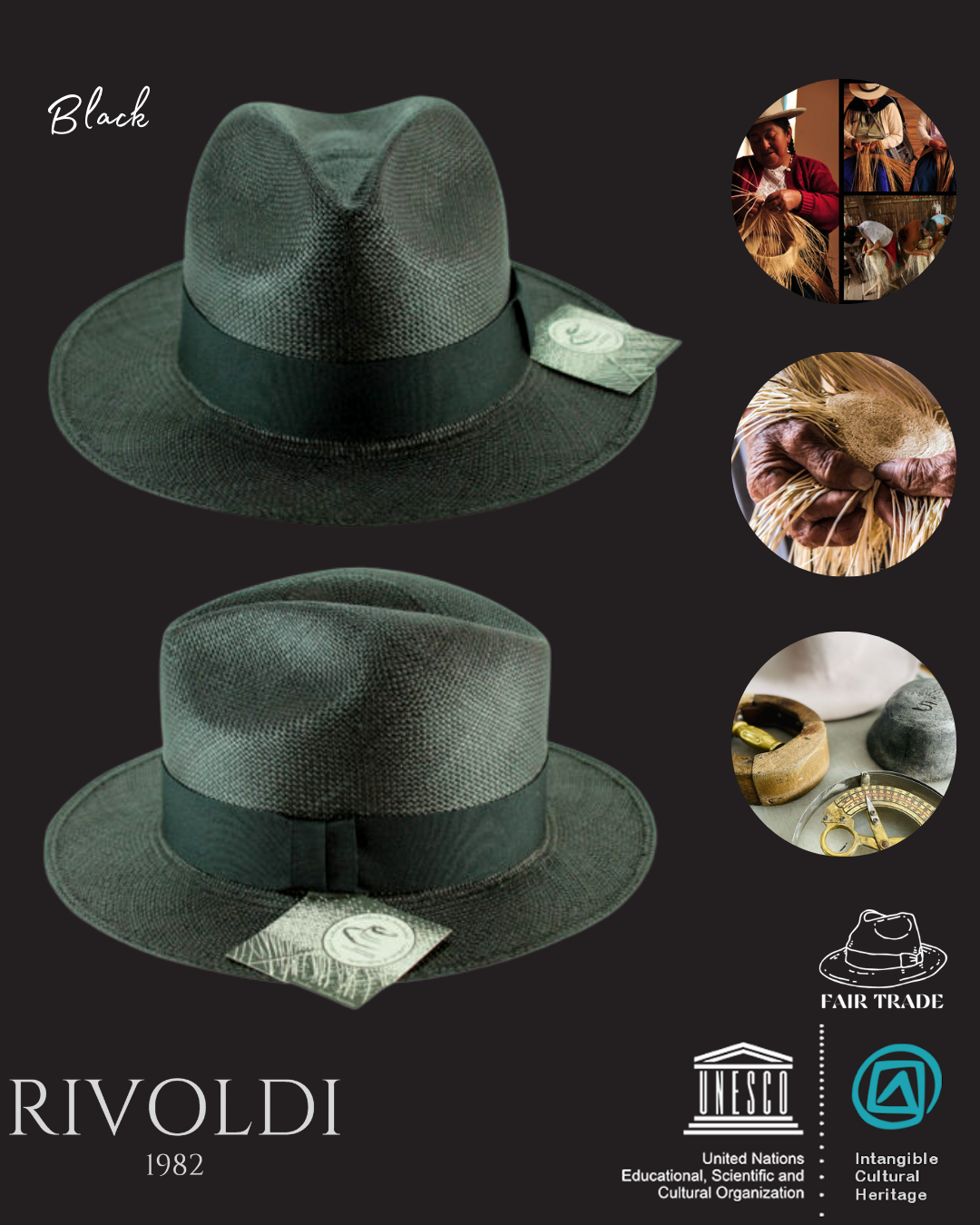 Rio - Straw Packable Panama Hat | Artesano Brick / L: 58 cm