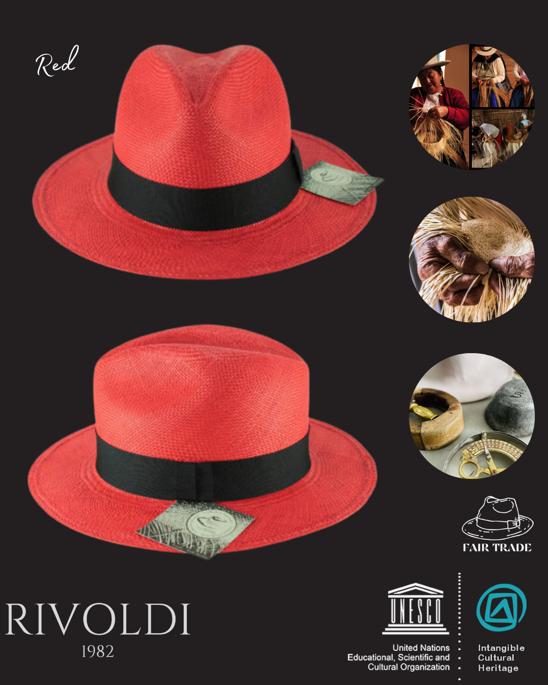 Red panama hat online