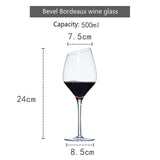 Creative Dream Oblique Mouth Red Wine Glass