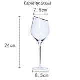 Creative Dream Oblique Mouth Red Wine Glass