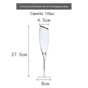 Creative Dream Oblique Mouth Red Wine Glass