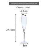 Creative Dream Oblique Mouth Red Wine Glass