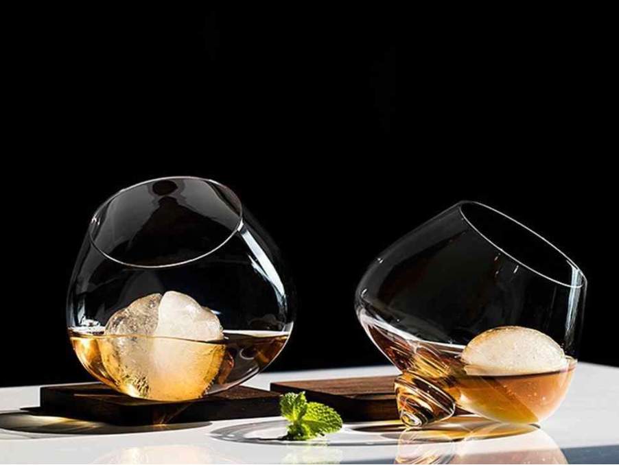 RIVOLDI Designer Scotch Glass x 2 Pair (250ml)